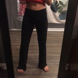 Black bootcut comfy pants
